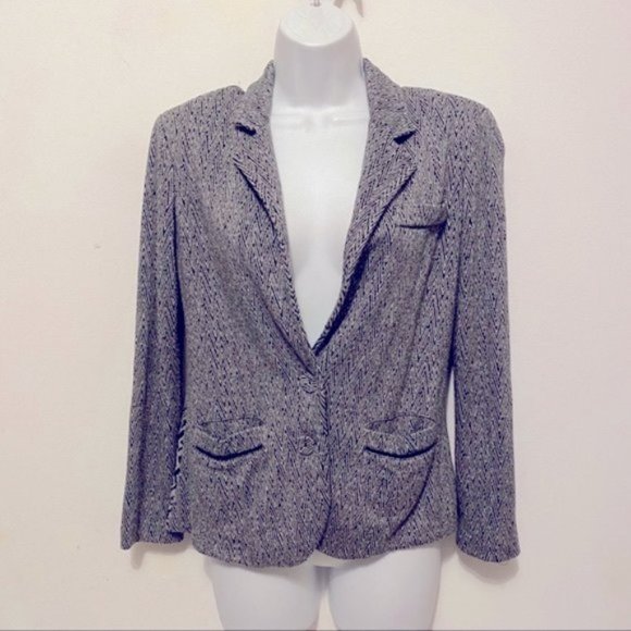 🎈4 for $40🎈TART Stitch Fix Blithe Chevron knit blazer Size XS - Picture 2 of 10